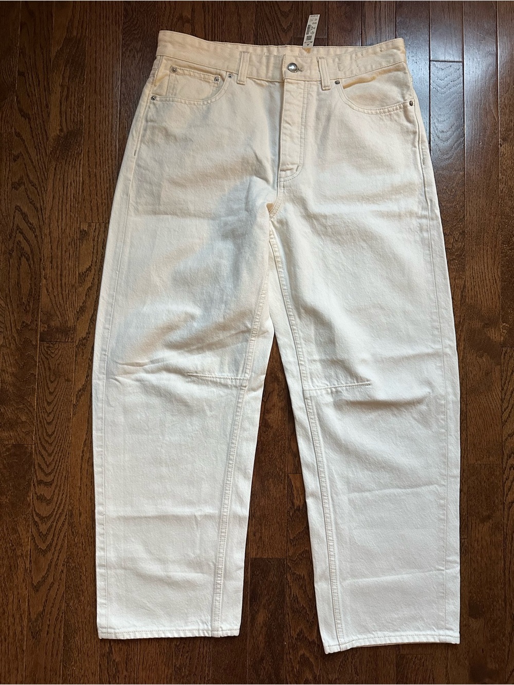 NWT Madewell Darted Barrel-Leg Jean Vintage Canvas 27 - Picture 4 of 15
